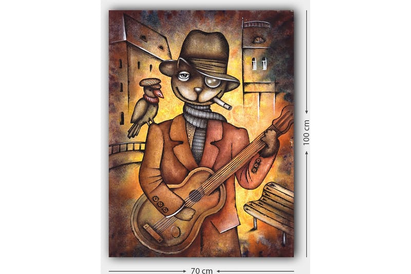 Dekorativ Canvasbilde 70x100 cm - Flerfarget - Innredning - Bilder & kunst - Lerretsbilder