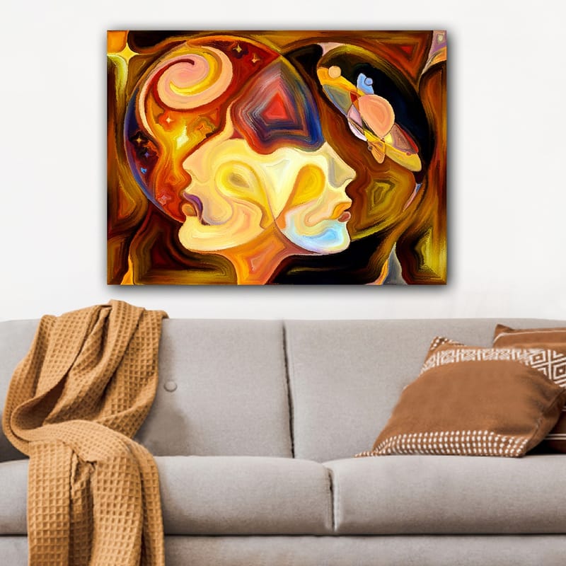 Dekorativ Canvasbilde 70x100 cm - Flerfarget - Innredning - Bilder & kunst - Lerretsbilder