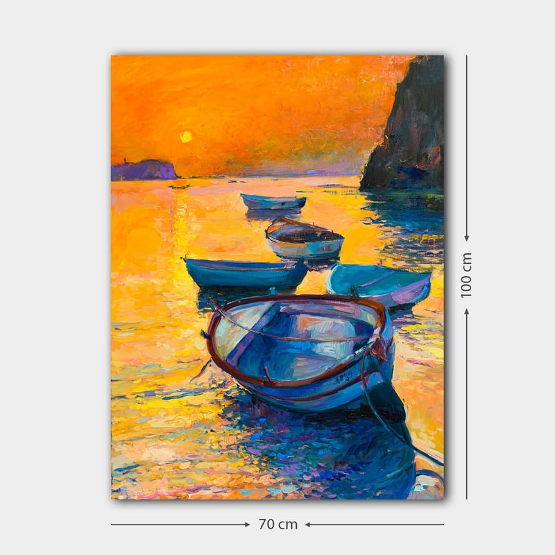 Dekorativ Canvasbilde 70x100 cm - Flerfarget - Innredning - Bilder & kunst - Lerretsbilder