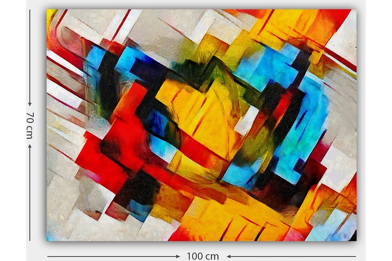 Dekorativ Canvasbilde 70x100 cm - Flerfarget - Innredning - Bilder & kunst - Lerretsbilder