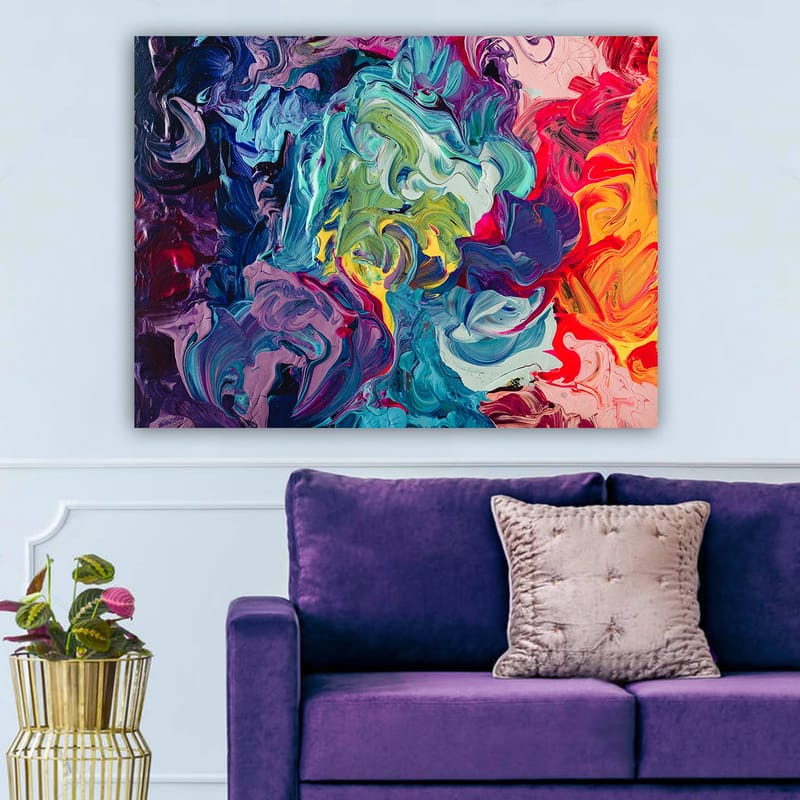 Dekorativ Canvasbilde 70x100 cm - Flerfarget - Innredning - Bilder & kunst - Lerretsbilder