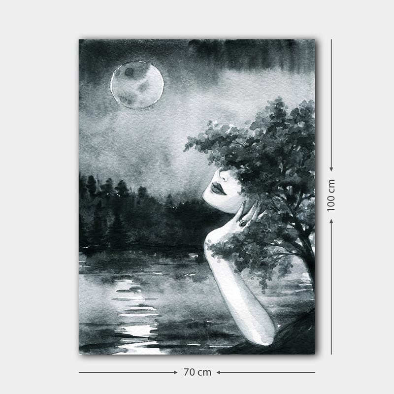 Dekorativ Canvasbilde 70x100 cm - Flerfarget - Innredning - Bilder & kunst - Lerretsbilder