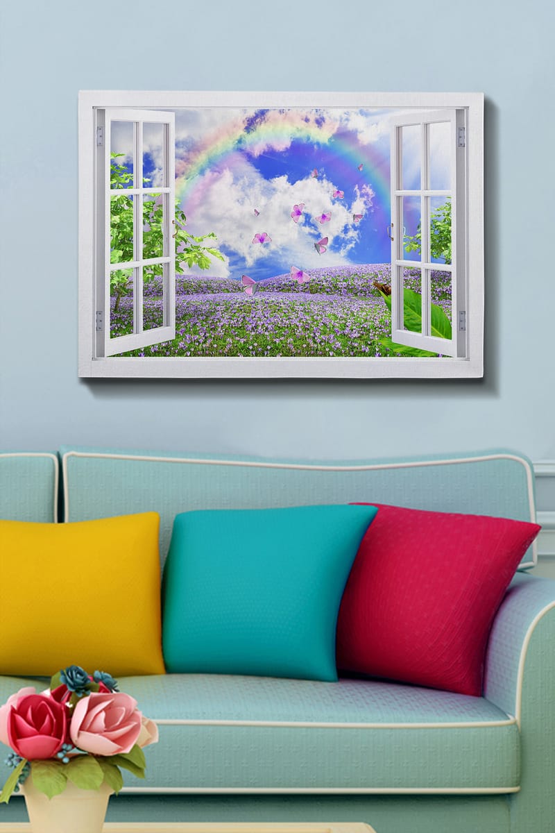 Dekorativ Canvasbilde 70x100 cm - Flerfarget - Innredning - Bilder & kunst - Lerretsbilder