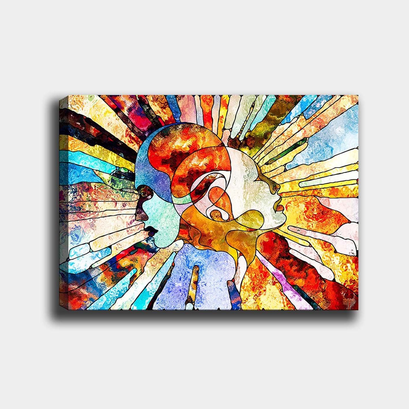 Dekorativ Canvasbilde 70x100 cm - Flerfarget - Innredning - Bilder & kunst - Lerretsbilder
