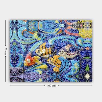Dekorativ Canvasbilde 70x100 cm - Flerfarget - Innredning - Bilder & kunst - Lerretsbilder