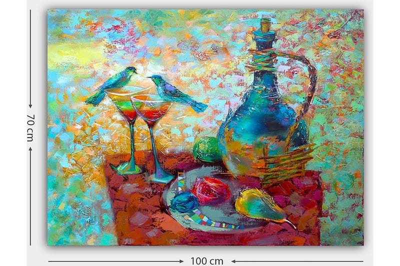 Dekorativ Canvasbilde 70x100 cm - Flerfarget - Innredning - Bilder & kunst - Lerretsbilder