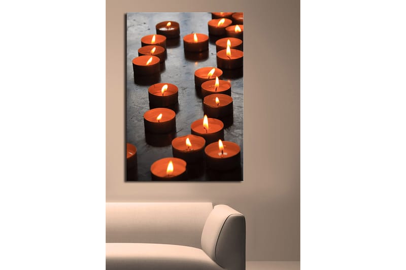 Dekorativ Canvasbilde 70x100 cm - Flerfarget - Innredning - Bilder & kunst - Lerretsbilder