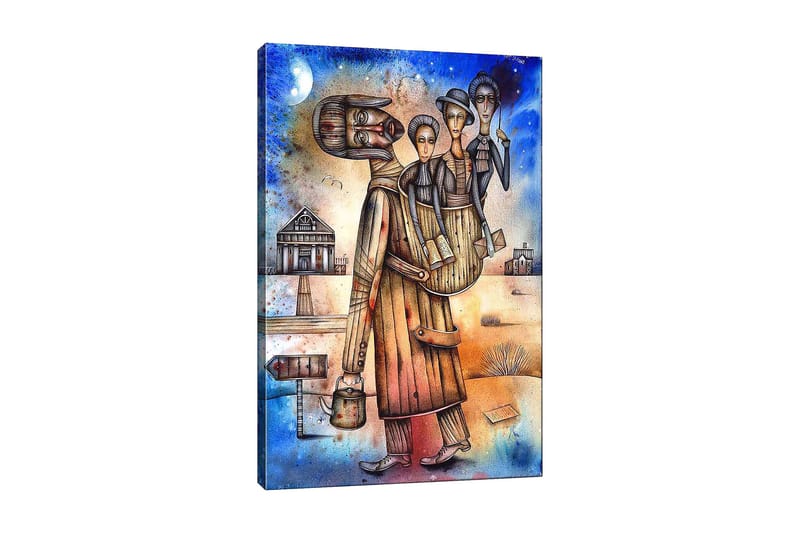 Dekorativ Canvasbilde 70x100 cm - Flerfarget - Innredning - Bilder & kunst - Lerretsbilder