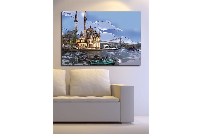 Dekorativ Canvasbilde 70x100 cm - Flerfarget - Innredning - Bilder & kunst - Lerretsbilder
