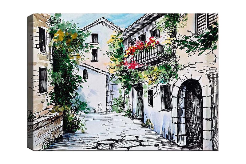Dekorativ Canvasbilde 70x100 cm - Flerfarget - Innredning - Bilder & kunst - Lerretsbilder