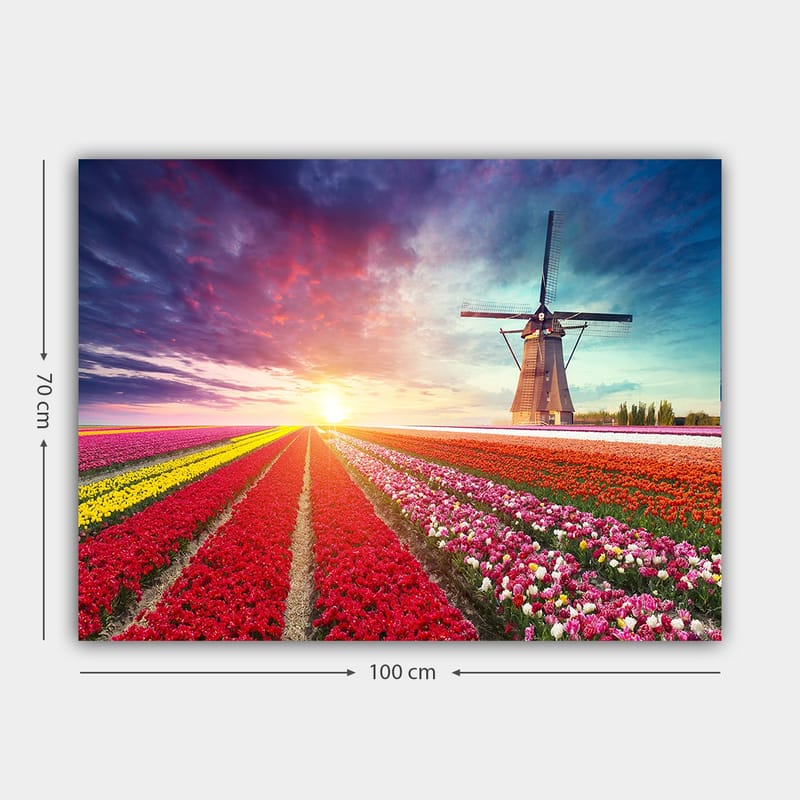 Dekorativ Canvasbilde 70x100 cm - Flerfarget - Innredning - Bilder & kunst - Lerretsbilder