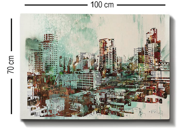 Dekorativ Canvasbilde 70x100 cm - Flerfarget - Innredning - Bilder & kunst - Lerretsbilder