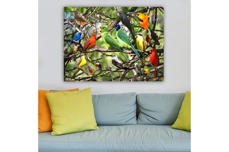 Dekorativ Canvasbilde 70x100 cm - Flerfarget - Innredning - Bilder & kunst - Lerretsbilder