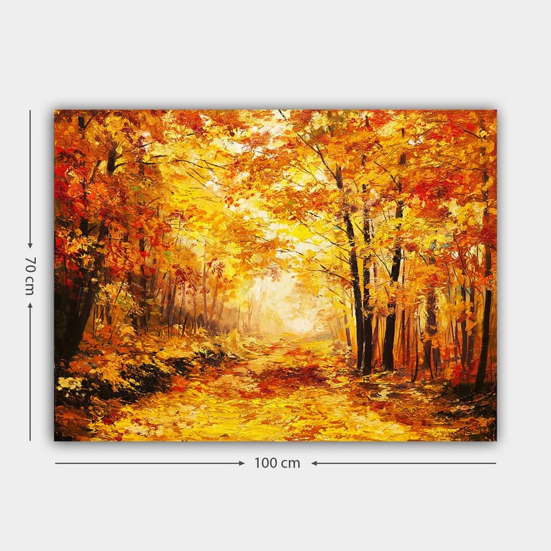 Dekorativ Canvasbilde 70x100 cm - Flerfarget - Innredning - Bilder & kunst - Lerretsbilder