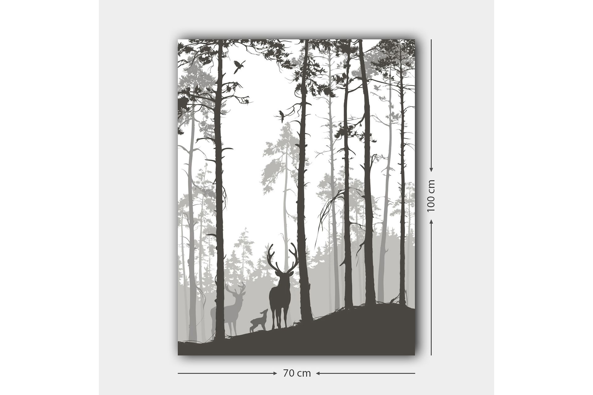 Dekorativ Canvasbilde 70x100 cm - Flerfarget - Innredning - Bilder & kunst - Lerretsbilder