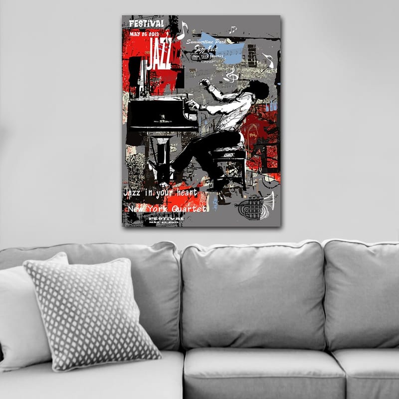 Dekorativ Canvasbilde 70x100 cm - Flerfarget - Innredning - Bilder & kunst - Lerretsbilder