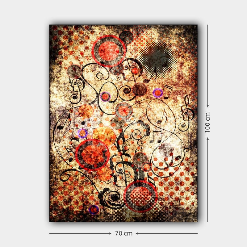 Dekorativ Canvasbilde 70x100 cm - Flerfarget - Innredning - Bilder & kunst - Lerretsbilder