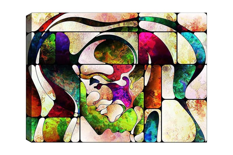 Dekorativ Canvasbilde 70x100 cm - Flerfarget - Innredning - Bilder & kunst - Lerretsbilder