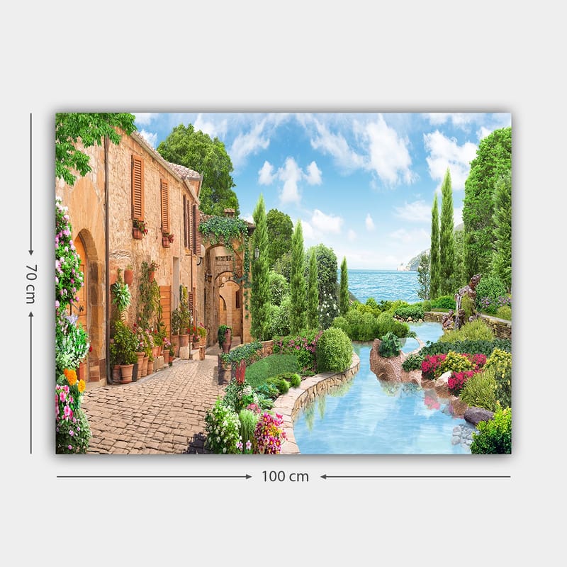 Dekorativ Canvasbilde 70x100 cm - Flerfarget - Innredning - Bilder & kunst - Lerretsbilder