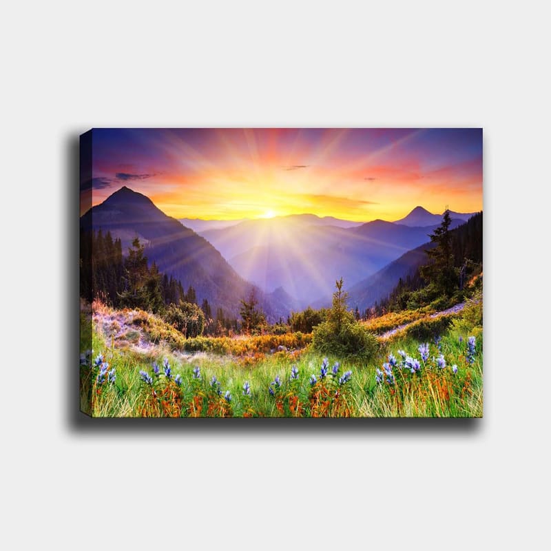 Dekorativ Canvasbilde 70x100 cm - Flerfarget - Innredning - Bilder & kunst - Lerretsbilder