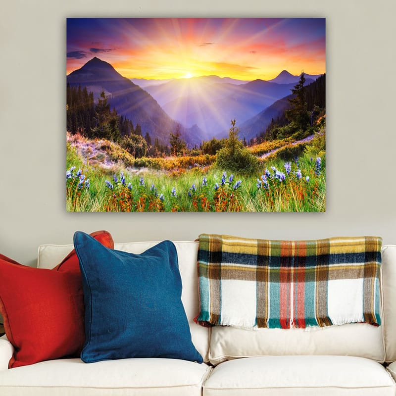 Dekorativ Canvasbilde 70x100 cm - Flerfarget - Innredning - Bilder & kunst - Lerretsbilder