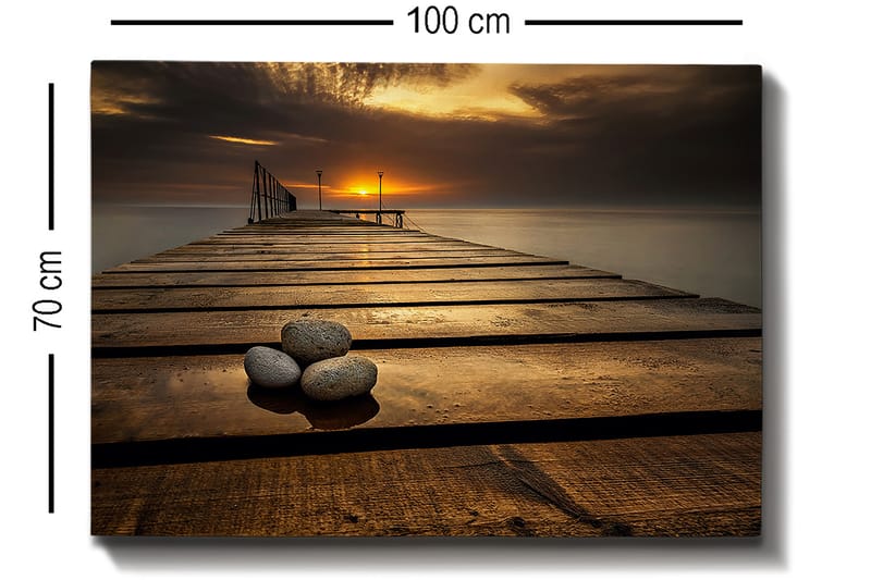 Dekorativ Canvasbilde 70x100 cm - Flerfarget - Innredning - Bilder & kunst - Lerretsbilder