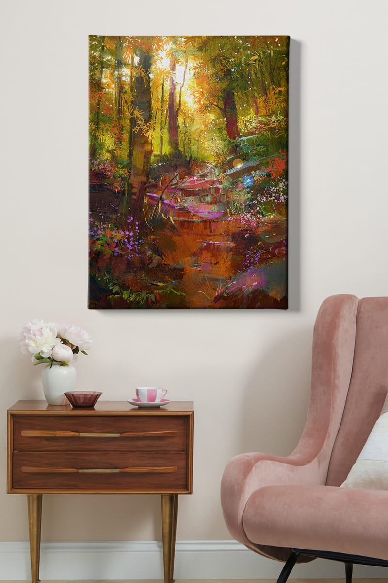 Dekorativ Canvasbilde 70x100 cm - Flerfarget - Innredning - Bilder & kunst - Lerretsbilder