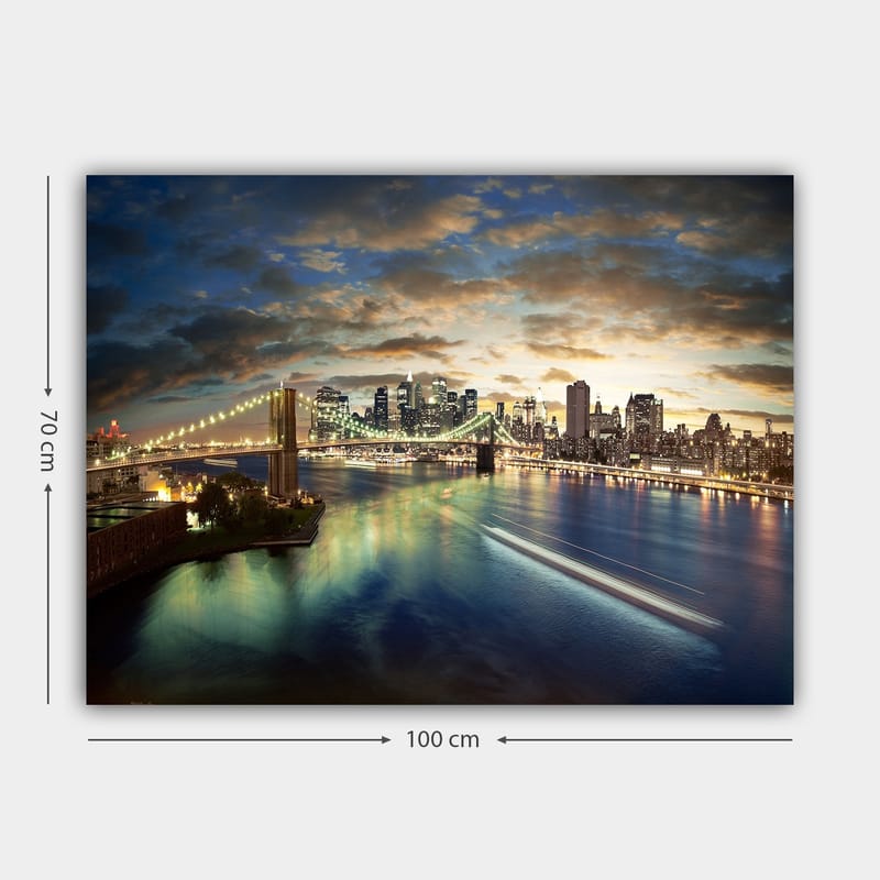 Dekorativ Canvasbilde 70x100 cm - Flerfarget - Innredning - Bilder & kunst - Lerretsbilder