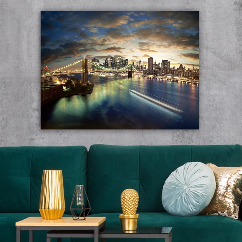Dekorativ Canvasbilde 70x100 cm - Flerfarget - Innredning - Bilder & kunst - Lerretsbilder