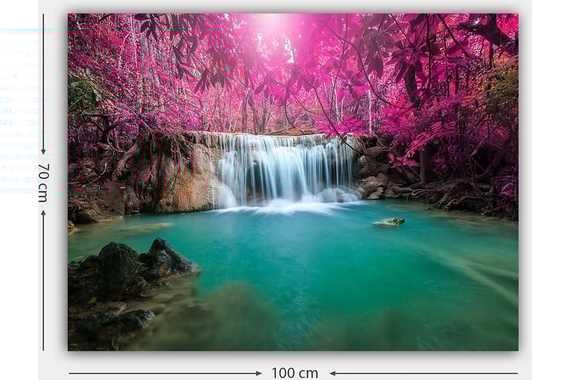 Dekorativ Canvasbilde 70x100 cm - Flerfarget - Innredning - Bilder & kunst - Lerretsbilder