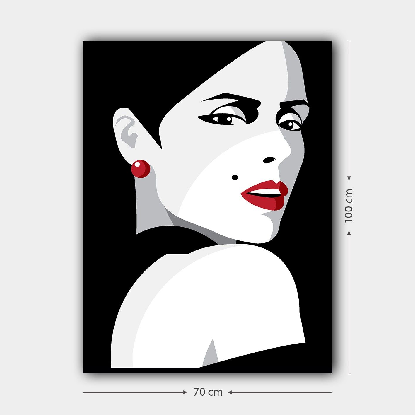 Dekorativ Canvasbilde 70x100 cm - Flerfarget - Innredning - Bilder & kunst - Lerretsbilder