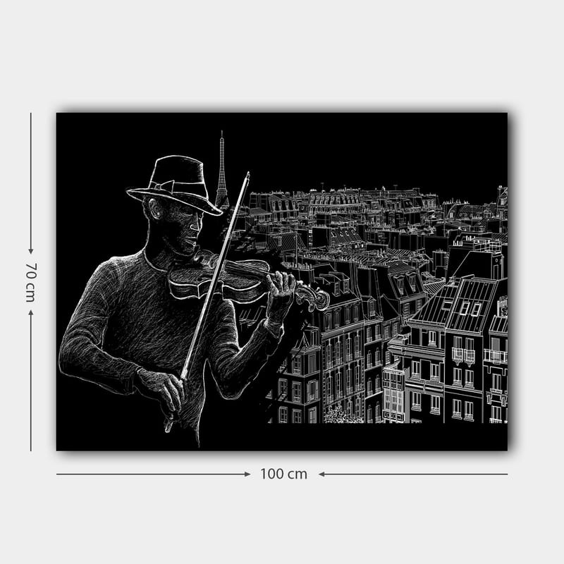 Dekorativ Canvasbilde 70x100 cm - Flerfarget - Innredning - Bilder & kunst - Lerretsbilder