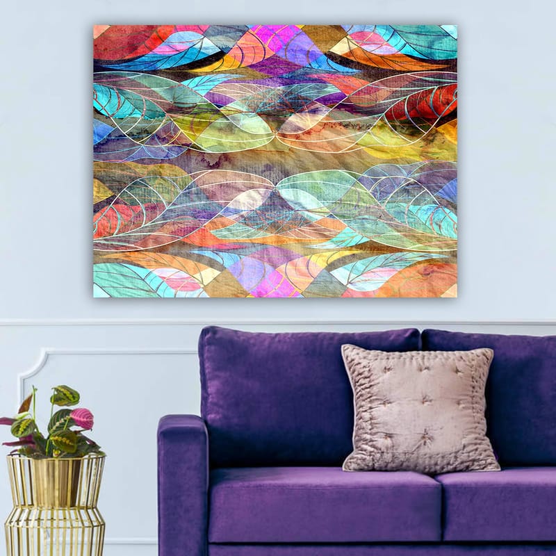 Dekorativ Canvasbilde 70x100 cm - Flerfarget - Innredning - Bilder & kunst - Lerretsbilder