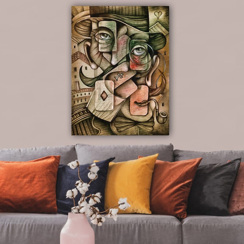 Dekorativ Canvasbilde 70x100 cm - Flerfarget - Innredning - Bilder & kunst - Lerretsbilder