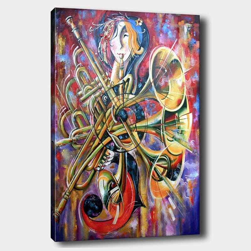Dekorativ Canvasbilde 70x100 cm - Flerfarget - Innredning - Bilder & kunst - Lerretsbilder