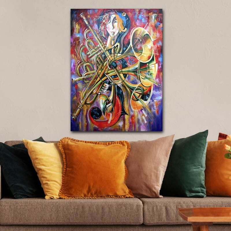 Dekorativ Canvasbilde 70x100 cm - Flerfarget - Innredning - Bilder & kunst - Lerretsbilder