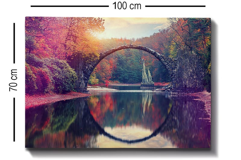 Dekorativ Canvasbilde 70x100 cm - Flerfarget - Innredning - Bilder & kunst - Lerretsbilder