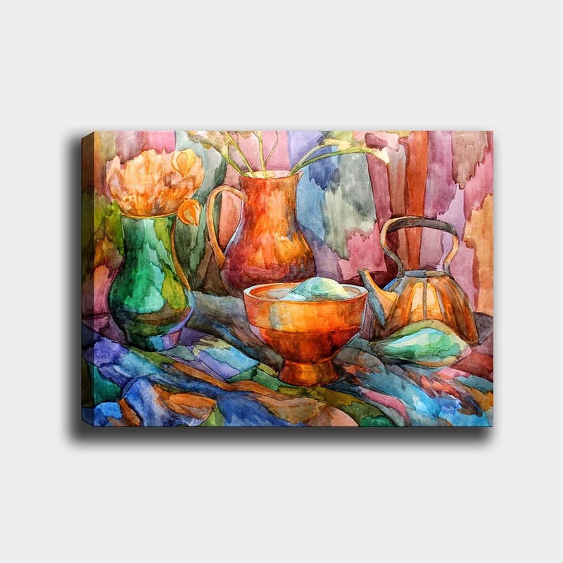 Dekorativ Canvasbilde 70x100 cm - Flerfarget - Innredning - Bilder & kunst - Lerretsbilder