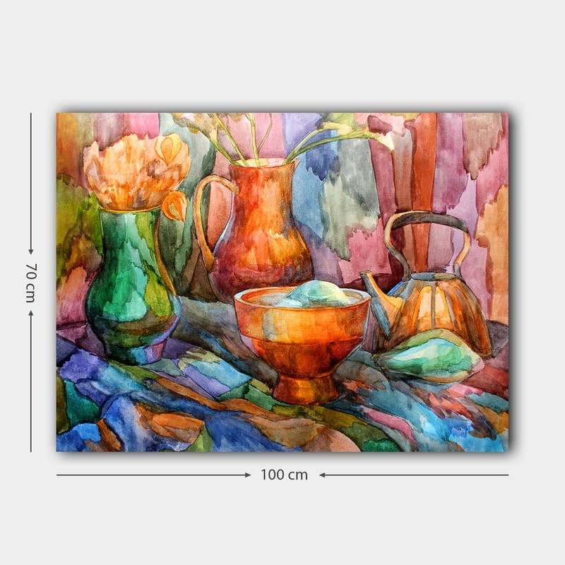 Dekorativ Canvasbilde 70x100 cm - Flerfarget - Innredning - Bilder & kunst - Lerretsbilder