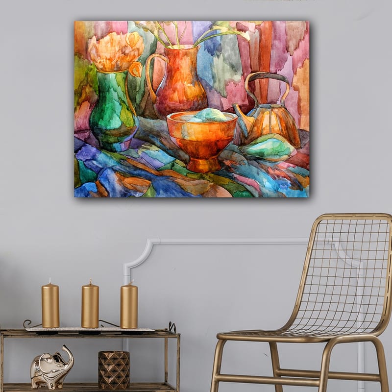 Dekorativ Canvasbilde 70x100 cm - Flerfarget - Innredning - Bilder & kunst - Lerretsbilder