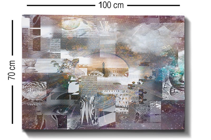 Dekorativ Canvasbilde 70x100 cm - Flerfarget - Innredning - Bilder & kunst - Lerretsbilder