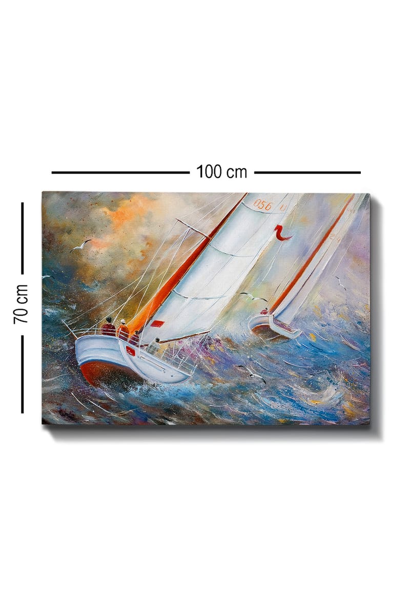 Dekorativ Canvasbilde 70x100 cm - Flerfarget - Innredning - Bilder & kunst - Lerretsbilder