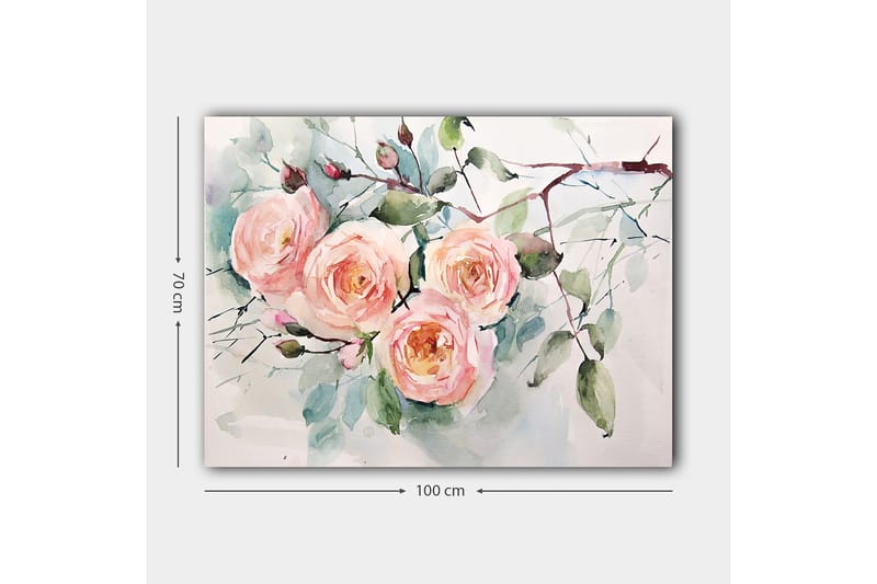 Dekorativ Canvasbilde 70x100 cm - Flerfarget - Innredning - Bilder & kunst - Lerretsbilder