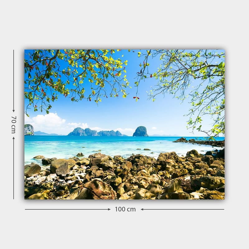 Dekorativ Canvasbilde 70x100 cm - Flerfarget - Innredning - Bilder & kunst - Lerretsbilder