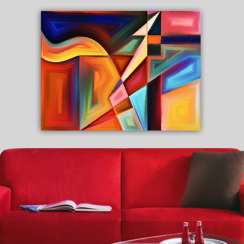 Dekorativ Canvasbilde 70x100 cm - Flerfarget - Innredning - Bilder & kunst - Lerretsbilder