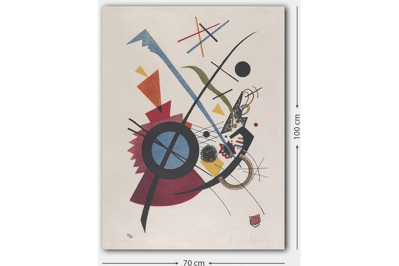 Dekorativ Canvasbilde 70x100 cm - Flerfarget - Innredning - Bilder & kunst - Lerretsbilder