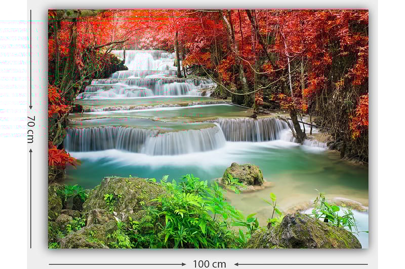 Dekorativ Canvasbilde 70x100 cm - Flerfarget - Innredning - Bilder & kunst - Lerretsbilder