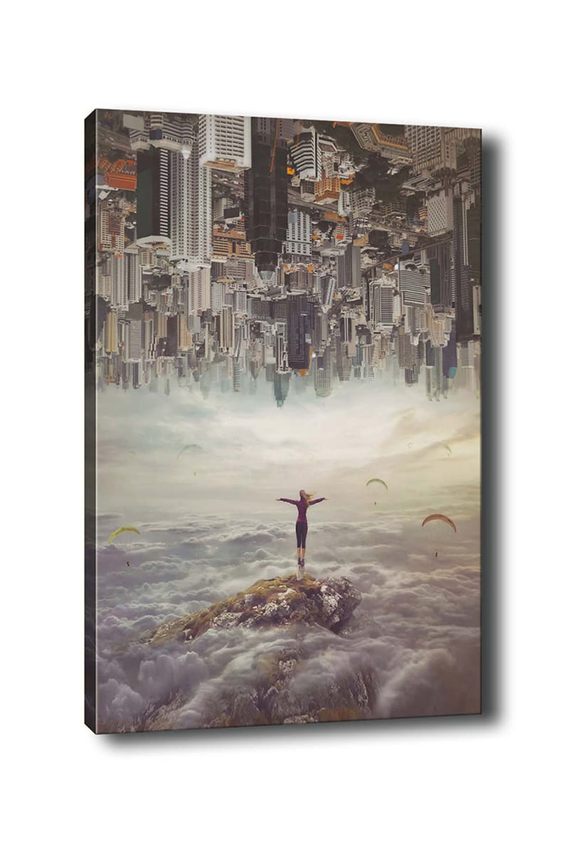 Dekorativ Canvasbilde 70x100 cm - Flerfarget - Innredning - Bilder & kunst - Lerretsbilder