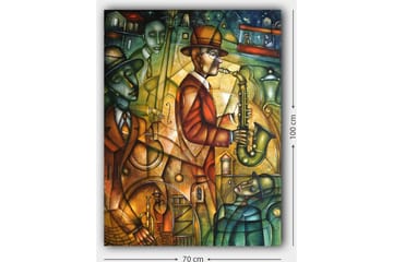 Dekorativ Canvasbilde 70x100 cm - Flerfarget - Innredning - Bilder & kunst - Lerretsbilder