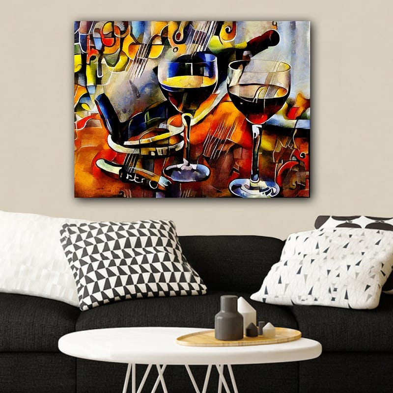 Dekorativ Canvasbilde 70x100 cm - Flerfarget - Innredning - Bilder & kunst - Lerretsbilder